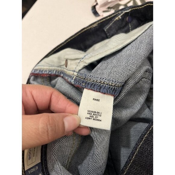 Gap Mid Rise Boot Cut Jeans Womens Sz 24R 0R Blue Dark Wash Low Rise 5 Pocket - Picture 13 of 16